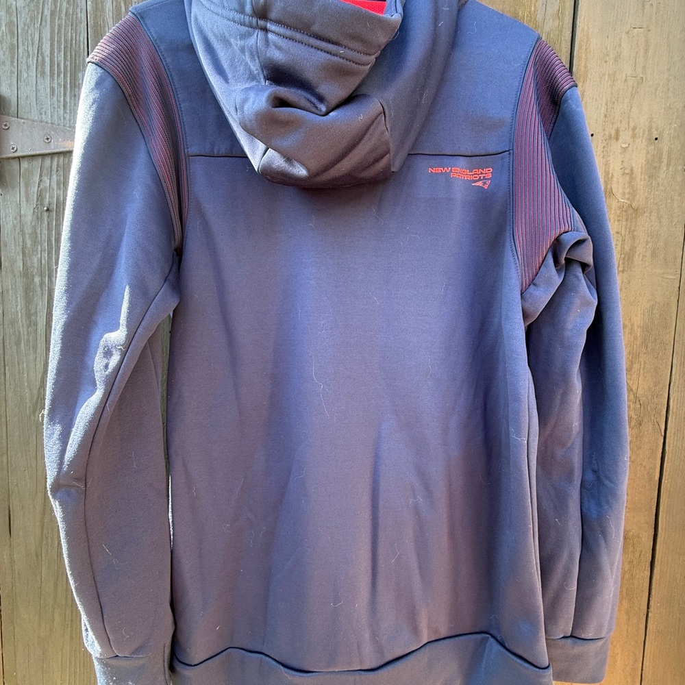 Patriots Nike On Field Team Apparel Full-Zip Hoodie - Picture 7 of 7